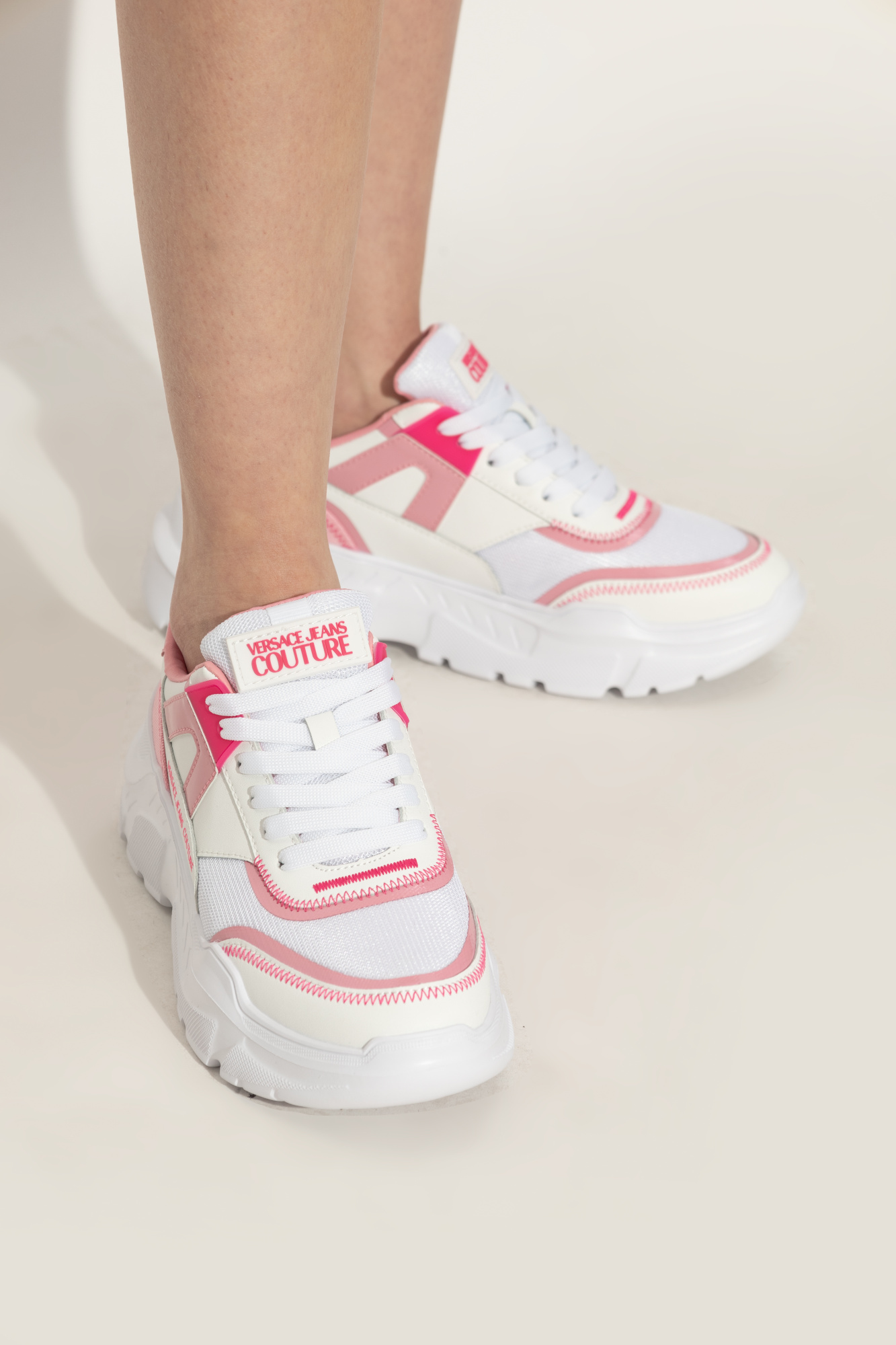 Versace Jeans Couture Sneakers with printed logo | Women's